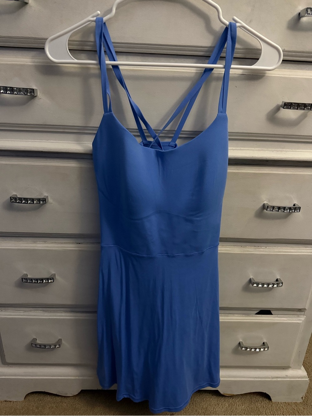 aerie Periwinkle Strappy Slip Dress